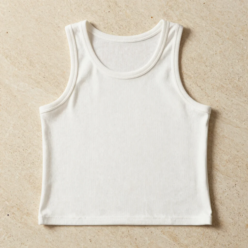 Clara Ribbed Cotton Tank
