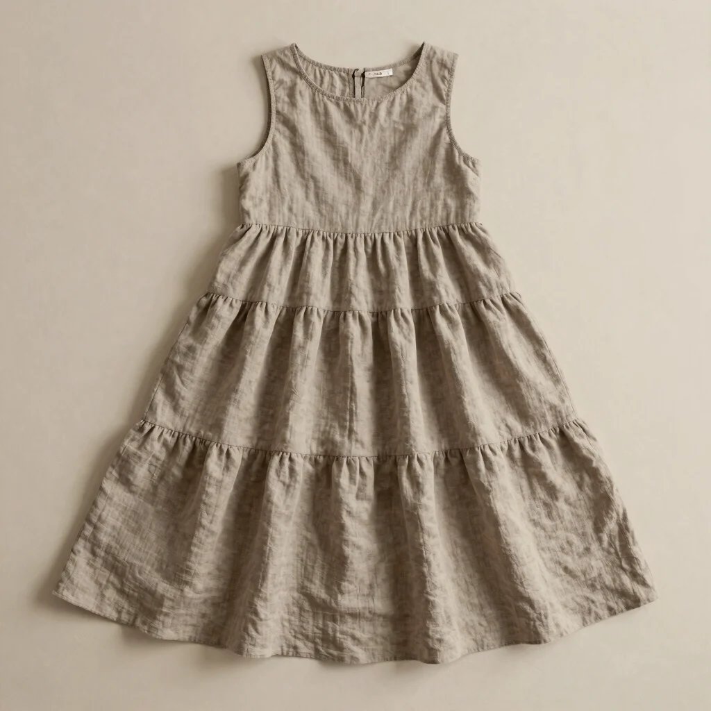 Maren Tiered Linen Dress